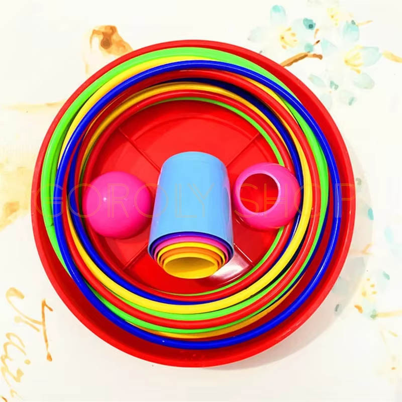 Rainbow Ring Game Toy for Indoor & Outdoor Play  thumbnail 3