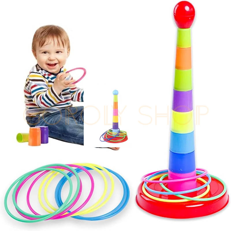 Rainbow Ring Game Toy for Indoor & Outdoor Play  specification 2