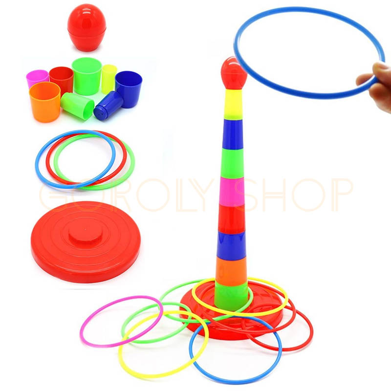 Rainbow Ring Game Toy for Indoor & Outdoor Play  specification 3