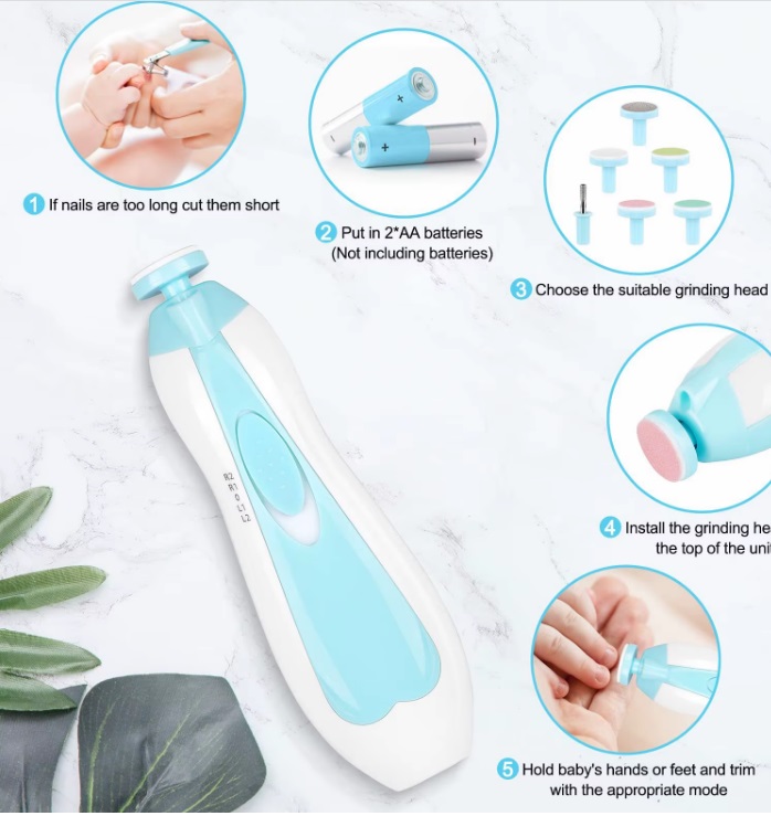 Electric Baby Nail Trimmer Kit thumbnail 6