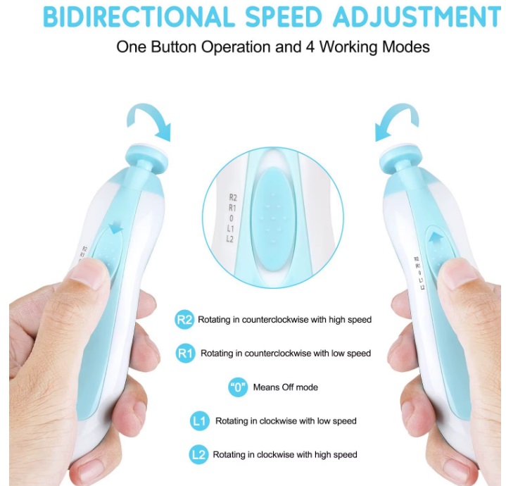 Electric Baby Nail Trimmer Kit thumbnail 7