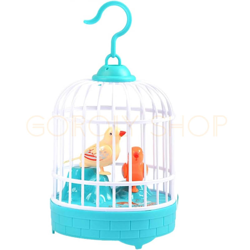 Realistic Singing & Chirping Bird Cage by Sample Brand - Kids Toy Realistic Singing & Chirping Bird Cage by Sample Brand - Kids Toy