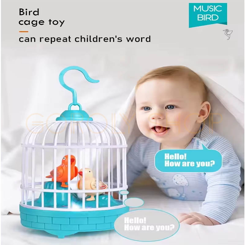 Realistic Singing & Chirping Bird Cage thumbnail 4
