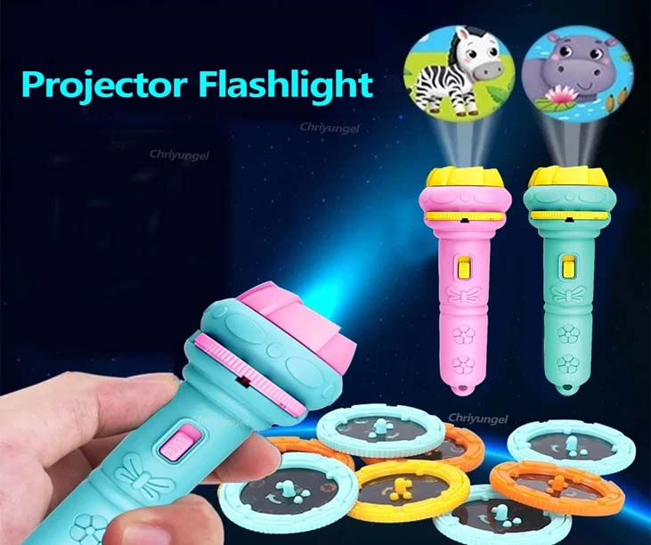 Children’s educational flashlight projector toy thumbnail 2