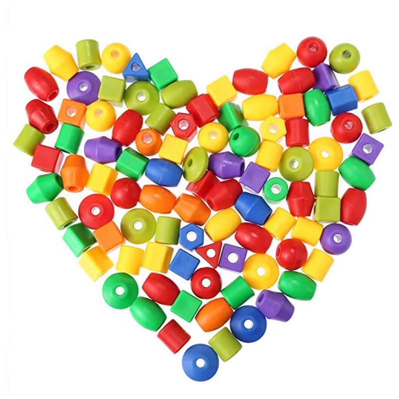 Toddler Lacing Beads Toy – Fun Stringing Blocks for Skill Development thumbnail 3