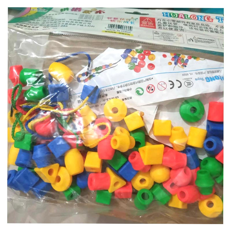 Toddler Lacing Beads Toy – Fun Stringing Blocks for Skill Development thumbnail 2