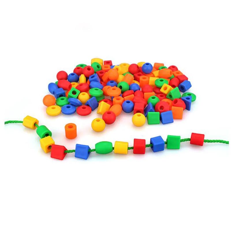Toddler Lacing Beads Toy – Fun Stringing Blocks for Skill Development thumbnail 4