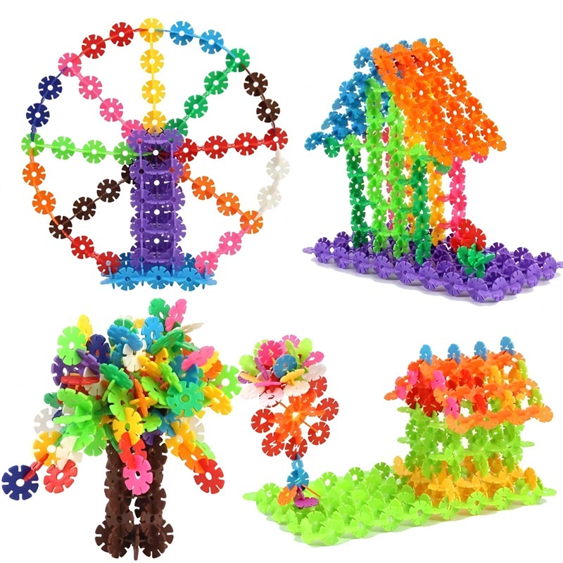 Plastic Snowflake Building Blocks for Toddlers thumbnail 7